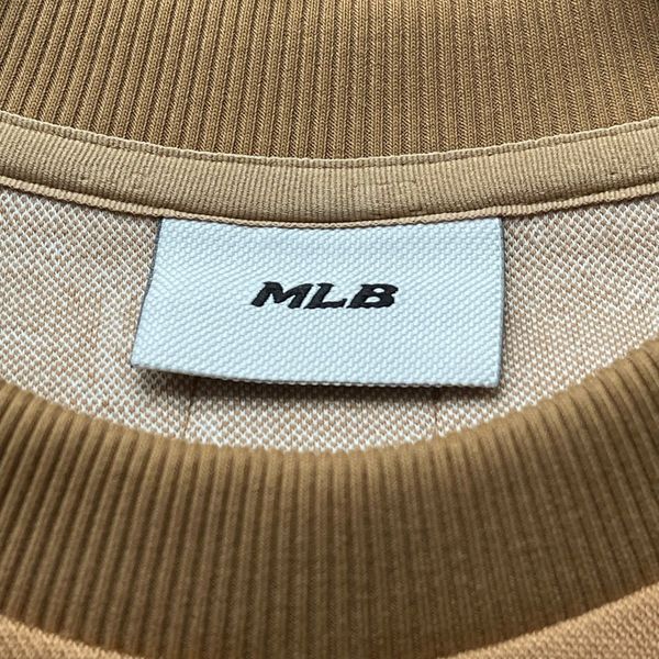 734 - Áo thun unisex cổ tròn MLB Jacquard Dia Monogram Brown - 3ATSM0144-43CAS