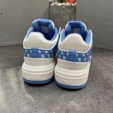 264 - Giày MLB Chunky Liner Mid Monogram LA Dodgers Blue - 3ASXLM13N-07CBL