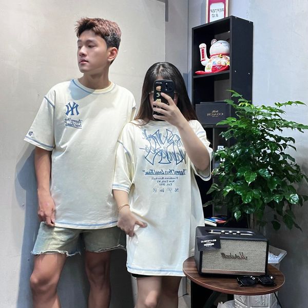 500 - Áo Thun New Era NY Support Kem - 13578453