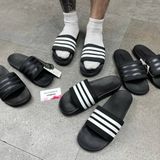 16 - Dép Adidas Quai ngang Adilette Comfort Trắng đen - AP9971