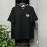 208 - Áo Thun Stussy Stock Paris Black/White - 3903751