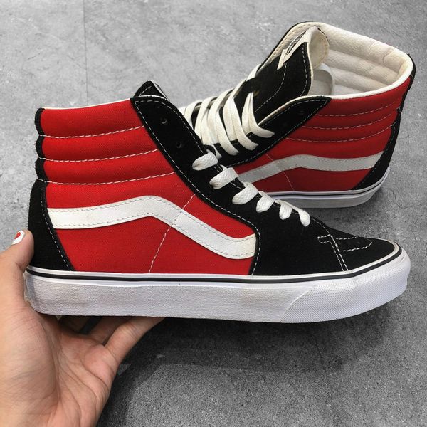 19 - Vans SK8 HI Black Red - VN0A3WMB2QE
