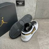 513 - Giày Nike Air Jordan 1 Low  'White Black Gold' 553560-172