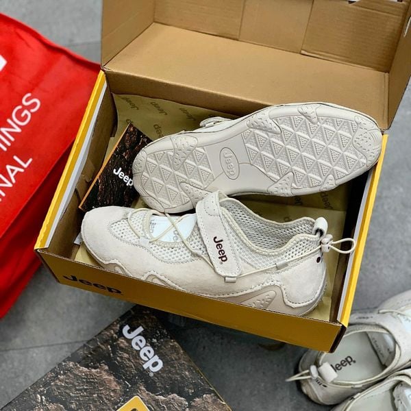 753 - Giày Jeep Outdoor Shoes Women's Low Top Grey - PX241WAS932