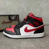 075 - Giày Air Jordan 1 Mid Bred Toe - 554724-079