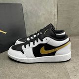 513 - Giày Nike Air Jordan 1 Low  'White Black Gold' 553560-172