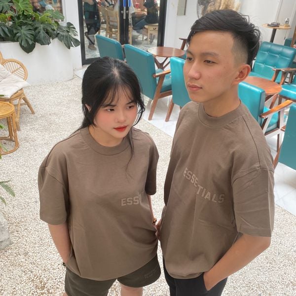 146 - Áo Thun Fear Of God Essentials Wood 2022