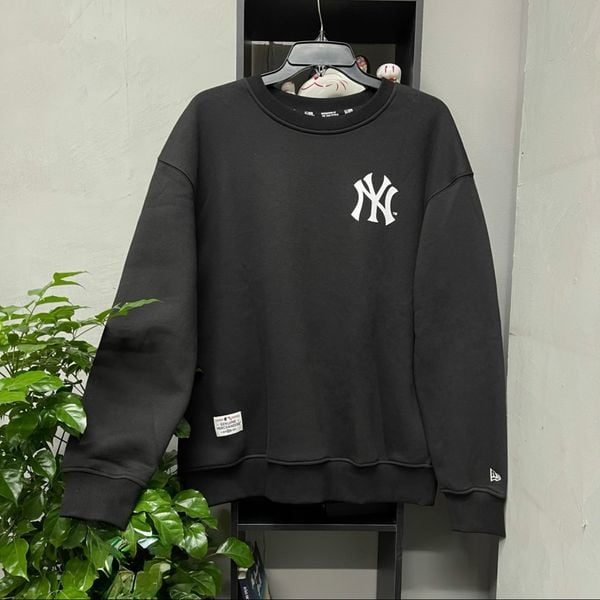 151 - ÁO SWEATER NEW ERA Grid Logo New York Yankees Black - 13338671