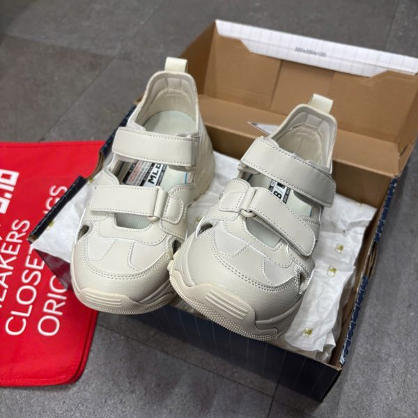 531 - Giày Sandal MLB BigBall Chunky Mask LA Dodgers Beige - 3ASDCH133-07CRS