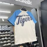 582 - Áo Thun New Era Detroit Tigers Retro Màu Kem Xanh - 14385048