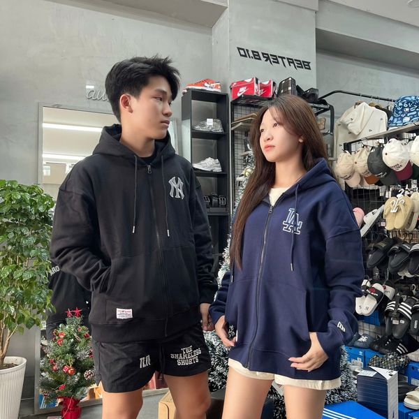 651 - Áo Khoác Zip New Era Los Angeles Dodgers Navy - 14385512