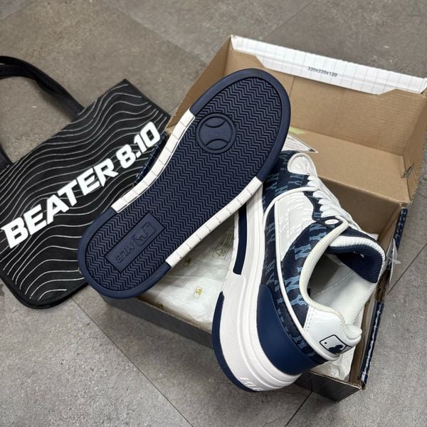 725 - Giày MLB Chunky Liner Classic Mono New York Yankees Navy - 3ASXCMN4N-50NYS