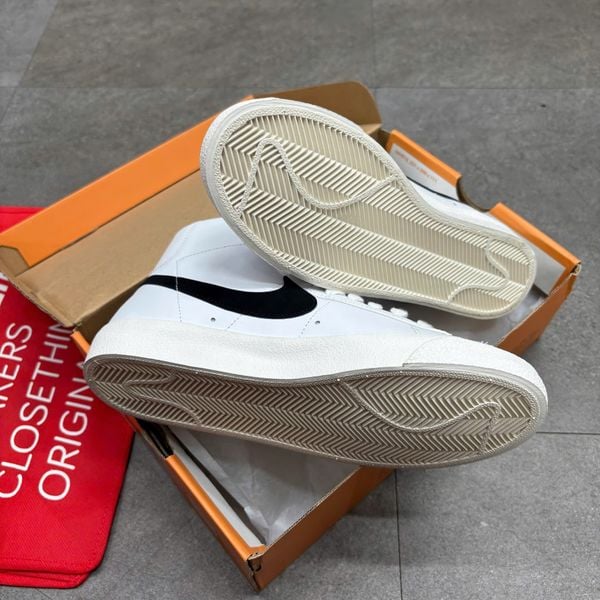113 - Nike Blazer mid 77 Vintage Trắng/Đen (BQ6806-100)