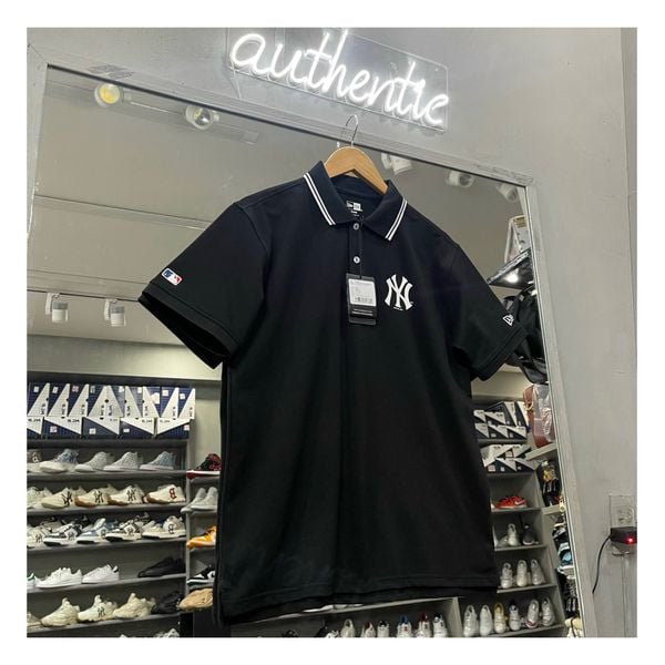 348 - Áo Polo Nam New Era x MLB Apparel New York Yankees đen - 13516808