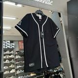 354 - Áo Thun New Era Baseball Jersey Black Short Sleeve - 13334764