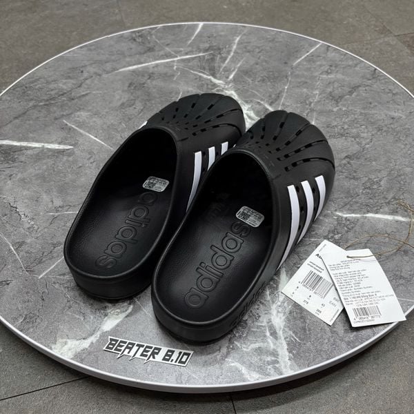 828 - Dép Sục Adidas Adilette Clogs ‘Core Black’ - GZ5886 - Full OG