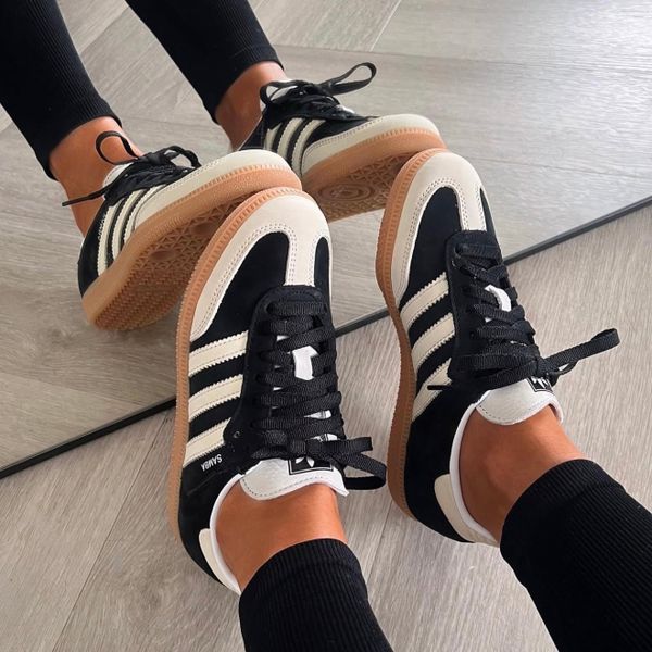 817 - Giày Adidas Samba OG Black Wonder White - IE5836