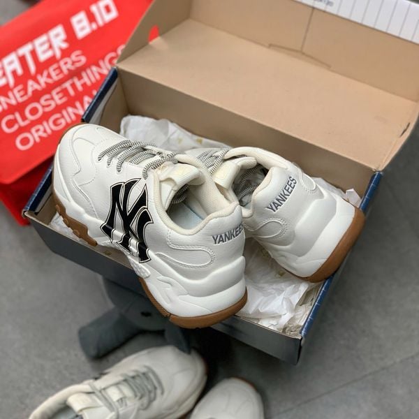 81 - Giày MLB Big Ball chunky NewYork Yankees NY Gum (FULLBOX) - 3ASHC601N