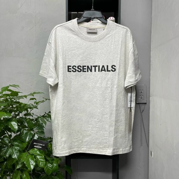 201 - Áo Tee Fear God Essentials Heather Oat SS20