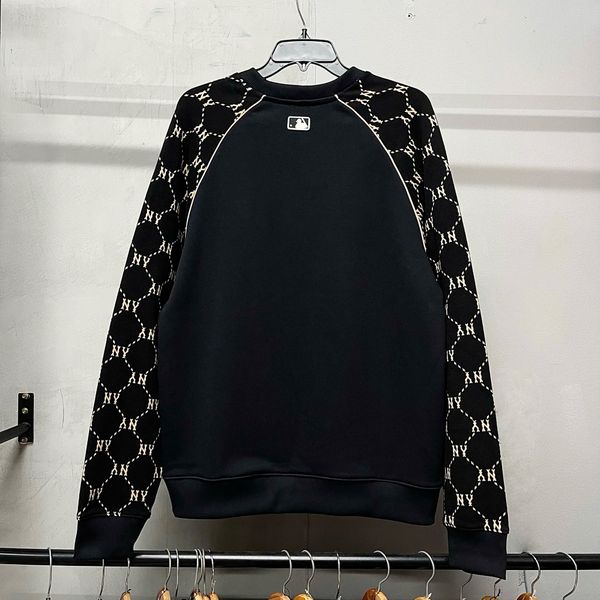 706 - Áo Sweater MLB Monogram New York Yankees Black Begei - 3AMTM1244-50BKS