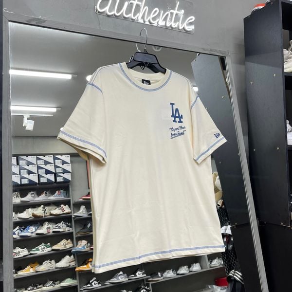 499 - Áo Thun New Era LA Support Kem - 13578452