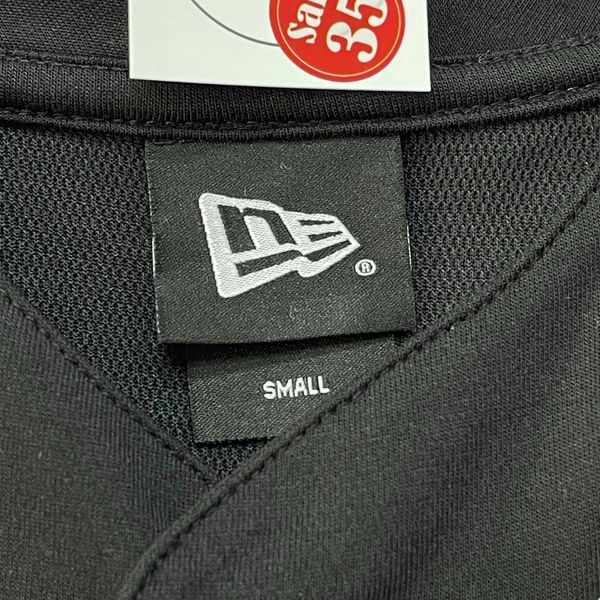 354 - Áo Thun New Era Baseball Jersey Black Short Sleeve - 13334764