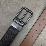 644 - Dây Thắt Lưng Da Nam COACH 38mm Khoá Đảo Chiều Đen Nâu - CQ009 QBLVW