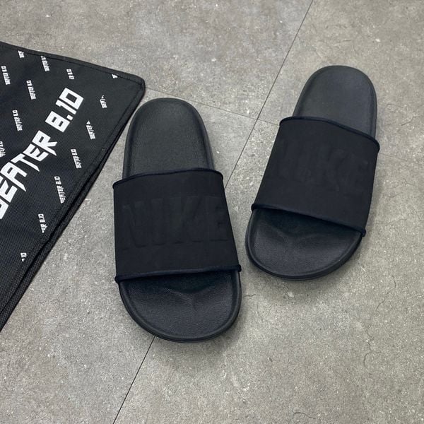 180 - Dép Nike Offcourt Slides (black / black white / black gold / summit white)