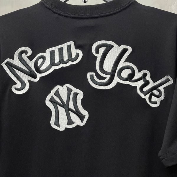 735 - Áo thun New Era New Yorks Yankees Đen Logo Thêu - 15678456