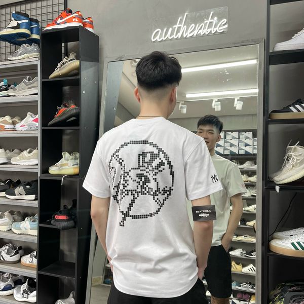 132 - Áo New Era Dot Logo Ny Yankees màu trắng - 12715392