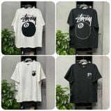 207 - Áo Thun Stussy 8 Ball Pig Dyed Black/White - 1904864