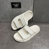 494 - Dép Quai Ngang MLB Chunky Bouncer Two Strap LA Dodgers Trắng - 3ALPCBT33-50WHS