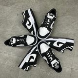483 - Giày Nike Dunk Low Panda Suede Đen Trắng - FQ8249-100