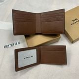 825 - Ví Coach nam 3-in-1 Wallet dáng gập, tặng kèm ví thẻ - màu 