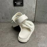 494 - Dép Quai Ngang MLB Chunky Bouncer Two Strap LA Dodgers Trắng - 3ALPCBT33-50WHS