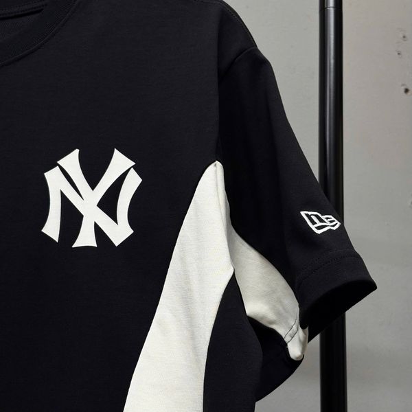 748 - Áo thun New Era New Yorks Yankees Raglan Đen chữ Trắng - 19228386