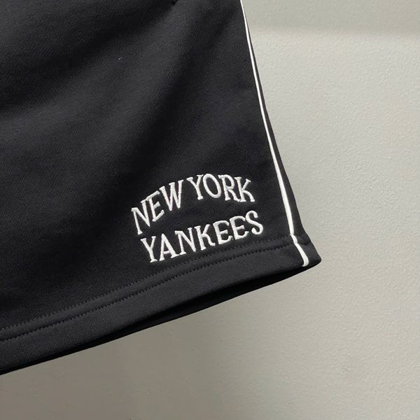 678 - Quần Short New Era NY Yankee Black Line White - 13335699