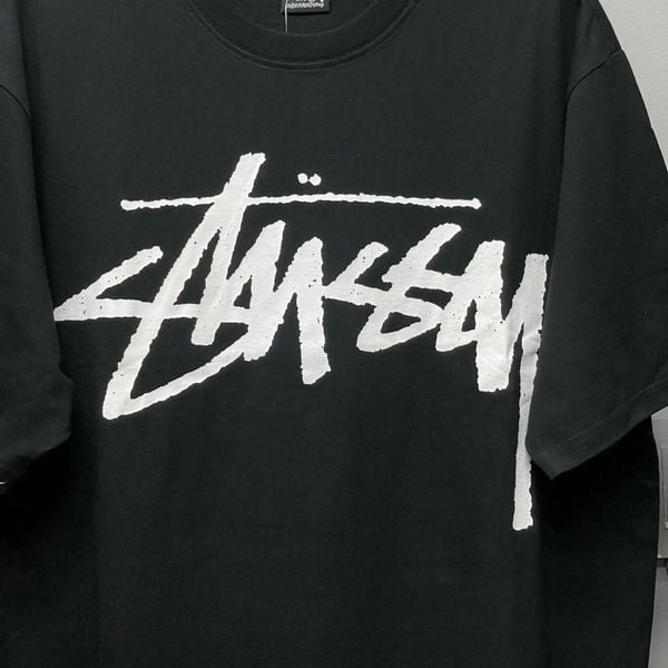 204 - Áo Thun Stussy Big Logo Black/White - 1904843