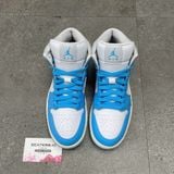 632 - Giày Air Jordan 1 Mid ‘Dark Powder Blue’ - BQ6472-400