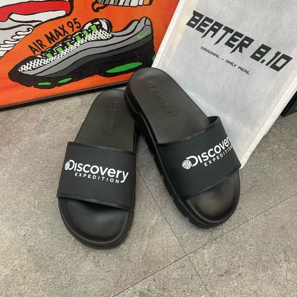358 - Dép Discovery Expedition Brick Slide Đen