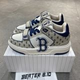 262 - Giày MLB Chunky Liner Mid Monogram Boston Beige - 3ASXLM13N-43BGL