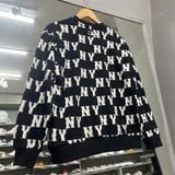300 - Áo MLB Sweater Monogram NY Logo Overfit New York Yankees - 3AMTM0231