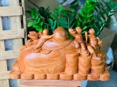 Tượng Phật - Di Lặc Kích Thước C50-S27-N26 Gỗ Hương Đá