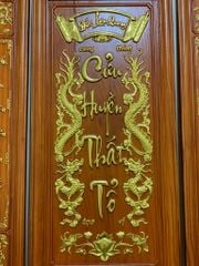 Cửu Huyền Thất Tổ Gỗ Kích Thước 127*115 Cm Gỗ Hương Đỏ