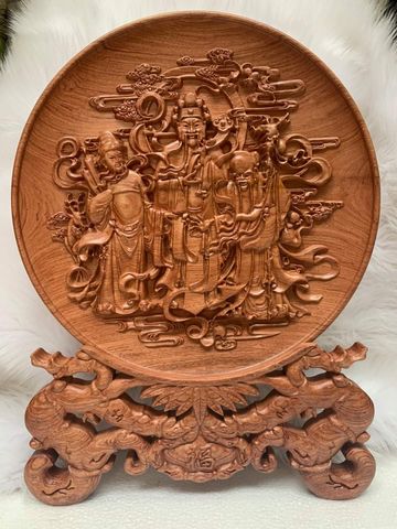 Đĩa Gỗ Tam Đa dk 30cm