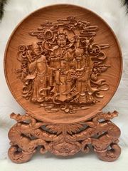 Đĩa Gỗ Tam Đa dk 30cm