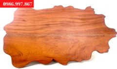 Khay trà gỗ liền khối kích thước ngang 35cm, dài 65cm