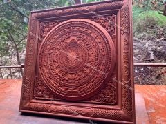 Tranh Trống Đồng Bằng Gỗ Kích Thước 100*100 Cm