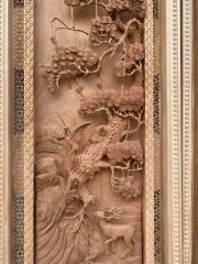 Tranh Tứ Quý Gỗ Tùng Cúc Trúc Mai Kích Thước 140*70*9 Cm Gỗ Hương Đá