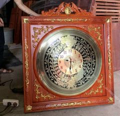 Tranh Trống Đồng Hồ Kích Thước 90*90 Cm